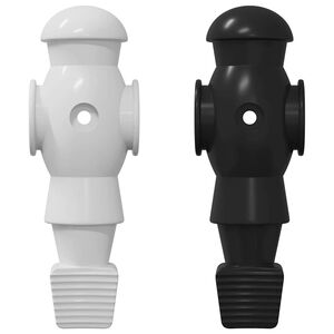 vidaXL Fotballbordspillere for 3.6 x 3.1 x 10.8 cm stang 24 pcs