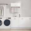 vidaXL Garderobe hvit 70x32,5x35 cm konstruert tre