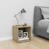 vidaXL TV-benk sonoma eik 37x35x37 cm konstruert tre