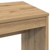 vidaXL Skrivebord artisan eik 90x40x72 cm konstruert tre