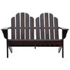 vidaXL Dobbel Adirondack stol tre brun