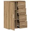 vidaXL Serviesskap Artisan Eik 60 x 31 x 84 cm Konstruert tre