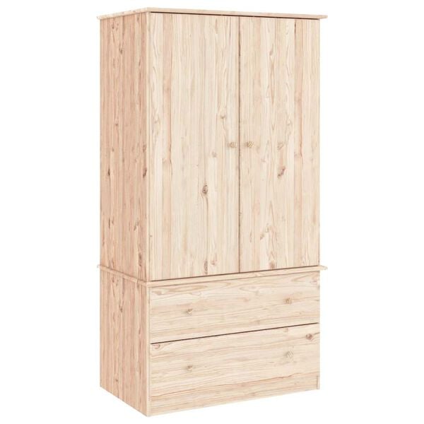 vidaXL Garderobe ALTA 90x55x170 cm heltre furu