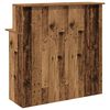 vidaXL Resepsjonspult gammelt tre 100x50x103,5 cm konstruert tre
