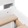 vidaXL Sengeramme uten madrass hvit 160x200 cm heltre furu
