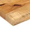 vidaXL Bordplate 180x40x2,5 cm naturlig kant grovt heltre mangotre