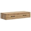 vidaXL Vegghengt Sidebord 87,5 x 34,5 x 17 cm Konstruert tre