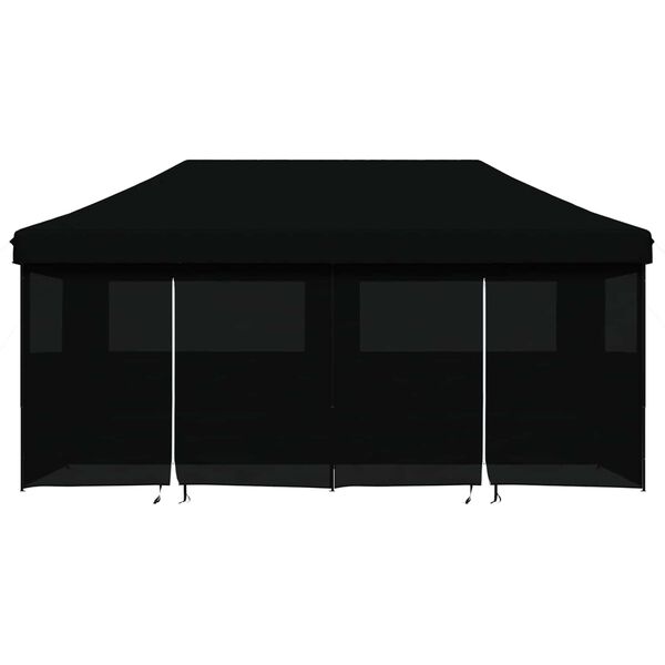 vidaXL Partytelt Svart 292 x 580 x 315 cm Oxford Stoff