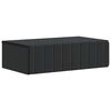 vidaXL Vegghengt Sidebord Svart 59 x 34,5 x 17 cm Konstruert tre