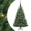 vidaXL Kunstig sammensatt juletre Gr&oslash;nn 120 cm PVC og metall