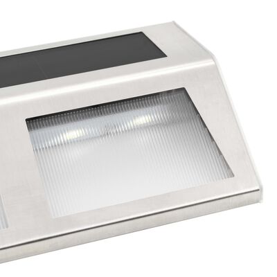 vidaXL Soldrevne lamper 4 stk LED-lys varmhvit