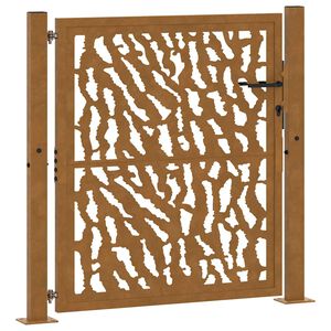 vidaXL Hageport 100x100 cm v&aelig;rbestandig st&aring;lspordesign