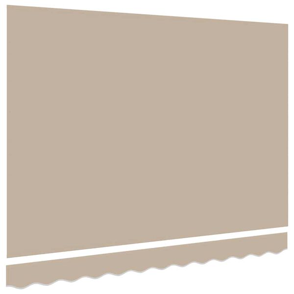 vidaXL Reserveduk til markise Beige 280 x 195 cm Polyester
