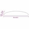 vidaXL Selvlimende trappematter 15 pcs Antrasitt 56 x 17 x 3 cm