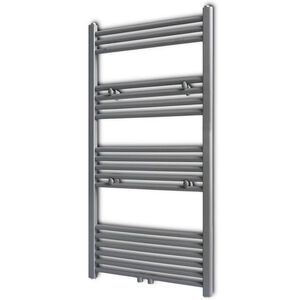 Radiator h&aring;ndklestativ rett gr&aring; 600 x 1160 mm