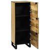 vidaXL Highboard Brun 40 x 33 x 110 cm heltre mango