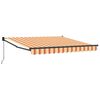 vidaXL Markise Gul og oransje 350 x 250 x 165 cm Polyester