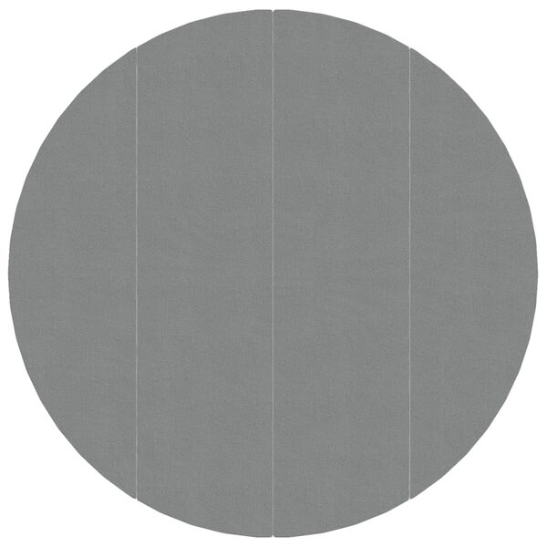 vidaXL Bassengduk lysegrå Ø428 cm polyester geotekstil