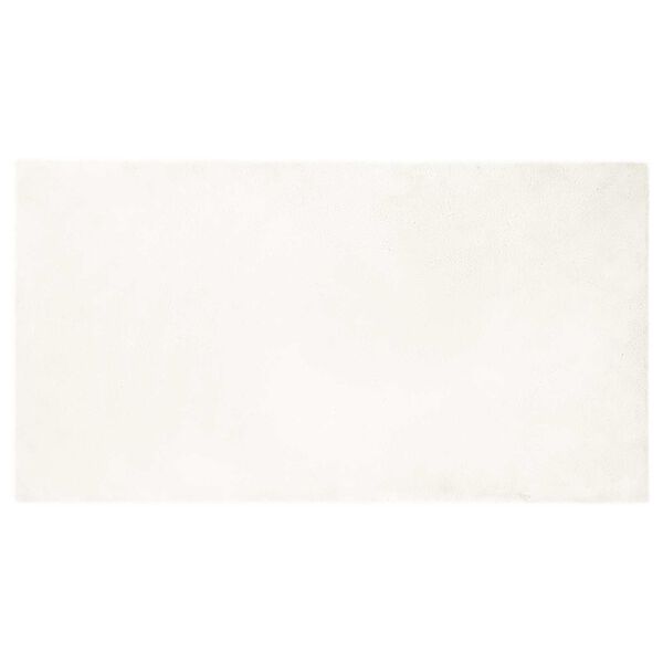 vidaXL Kunstpels Kanin Teppe Olite Krem 60 x 110 cm Polyester