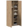 vidaXL Highboard artisan eik 80 x 35 x 180 cm Konstruert tre