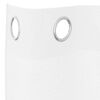 vidaXL Voile Gardin med gardiner 2 pcs Hvit 140 x 140 cm Polyester