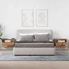 vidaXL Veggmonterte nattbord 2 stk gammelt tre 45x26x28,5 cm