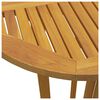 vidaXL Foldbart barsett 3 deler heltre teak