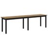 vidaXL benk Kunstnerisk Eik 160 x 35 x 45 cm Konstruert tre
