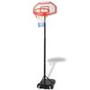 vidaXL B&aelig;rbart basketballkurvsett 250 cm