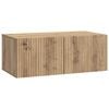 vidaXL Vegghengt TV skap Artisan eik 78,5 x 41 x 30 cm Konstruert tre