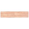 vidaXL Bordplate lysebrun 180x40x(2-6)cm behandlet heltre naturlig