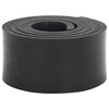 vidaXL Gummikant for sn&oslash;plog svart 200x8x1 cm