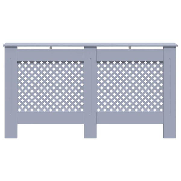 vidaXL Radiatordeksel antrasitt 152x19x81,5 cm MDF