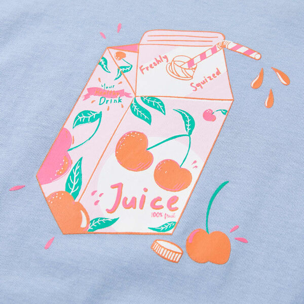 T-skjorte for barn blå 128