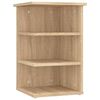 vidaXL Sideskap sonoma eik 35x35x55 cm konstruert tre