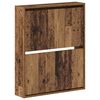 vidaXL Vegghengt skoskap ARNHEM 71 x 17 x 86 cm Konstruert tre