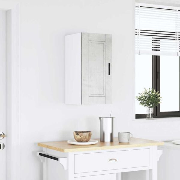 vidaXL Kjøkken veggskap Porto betonggrå konstruert tre