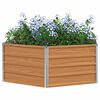 vidaXL Hevet Hagebed Trelignende utseende 129 x 129 x 45 cm