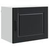 vidaXL Veggskap PORTO Svart 50 x 31 x 40 cm Konstruert tre