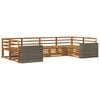 vidaXL Utend&oslash;rs sofa-sett 6 pcs Naturlig