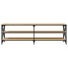 vidaXL TV-benk sonoma eik 160x40x50 cm konstruert tre