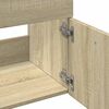 vidaXL Baderomsskapsett 2 deler sonoma eik konstruert tre
