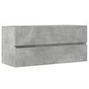 vidaXL Servantskap betonggr&aring; 100x38,5x45 cm sponplate