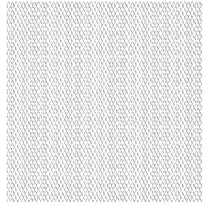 vidaXL Kjedegjerde for hage rustfritt st&aring;l 100x85 cm 30x17x2,5mm