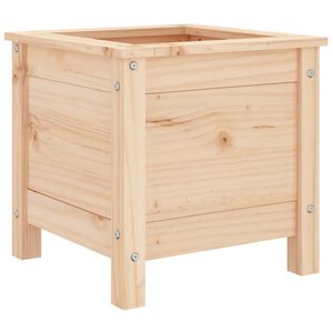 vidaXL Hageplantekasse 40x40x39 cm heltre furu