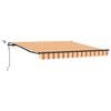 vidaXL Innvendbar Markise med gul og oransje 350 x 250 cm stoff