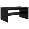 vidaXL Kaffebord Svart Eik 80 x 50 x 40 cm Konstruert tre
