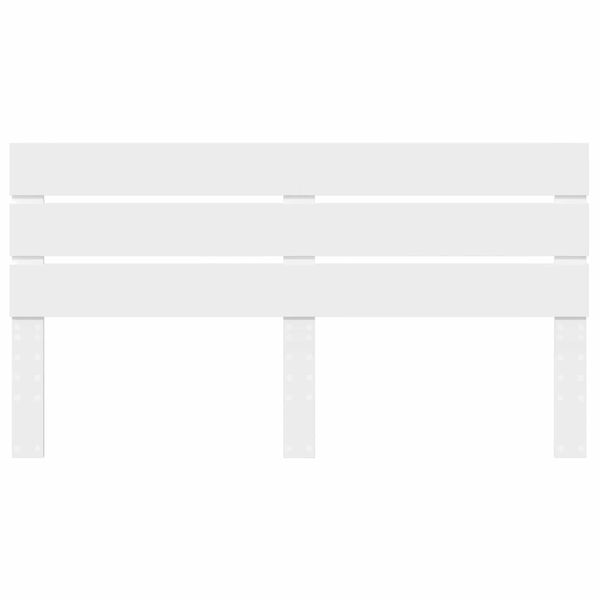 vidaXL Hodegavl Hvit 200 cm Konstruert tre