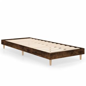 vidaXL Sengeramme uten madrass r&oslash;kt eik 75x190 cm konstruert tre