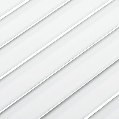 vidaXL Skapdør lamelldesign hvit 61,5x49,4 cm heltre furu